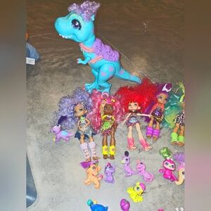 Cave Club Dolls and Dinosaurs